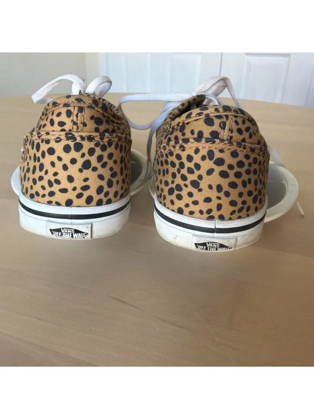 Vans Leopard Print Canvas Sneakers - Picture 3 of 5